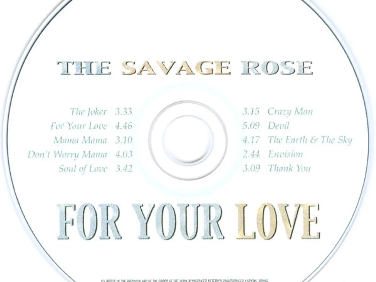 Billede 4 - The Savage Rose* – For Your Love – CD