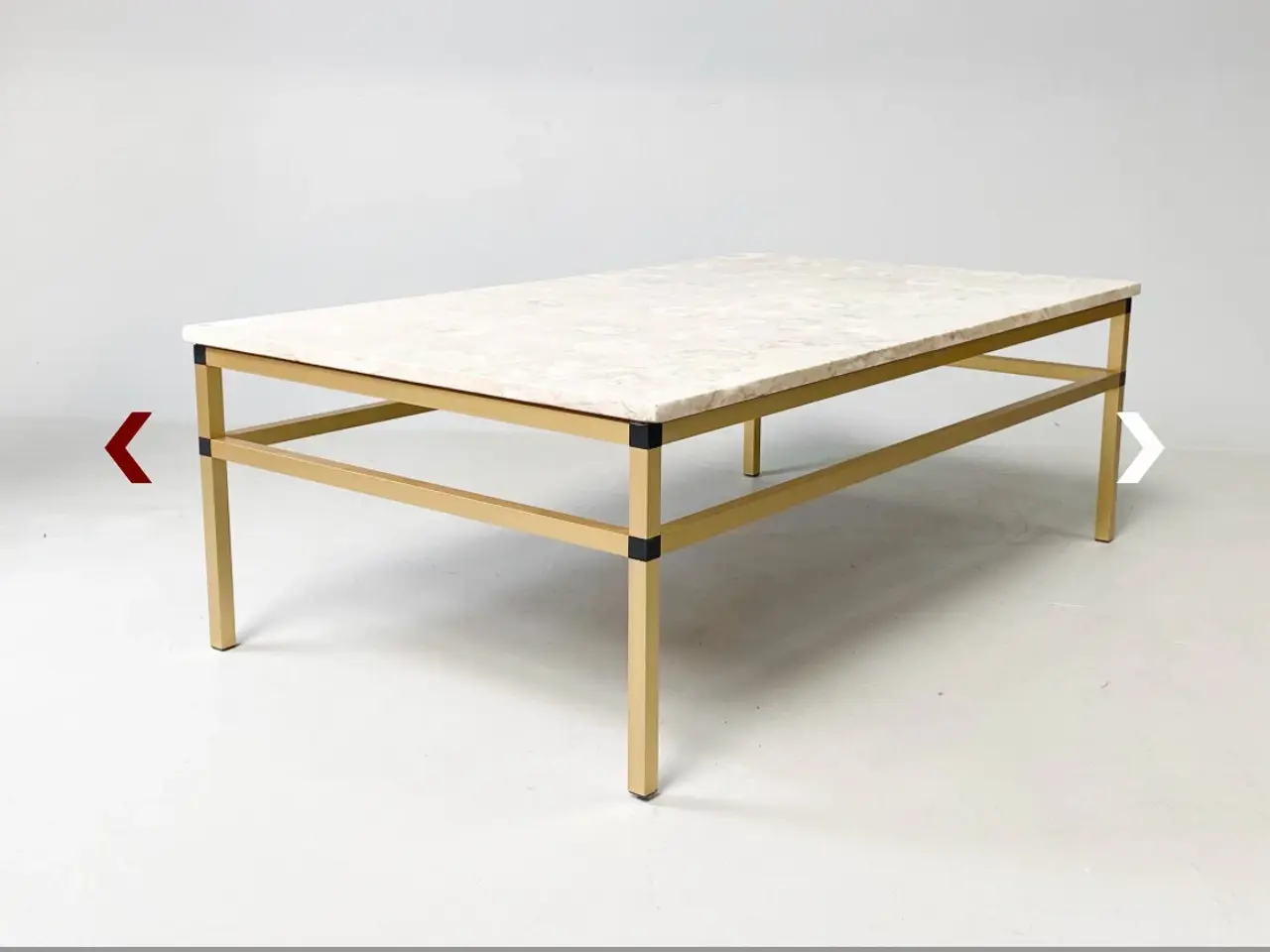 Billede 3 - Sofabord med marmor bordplade BYD