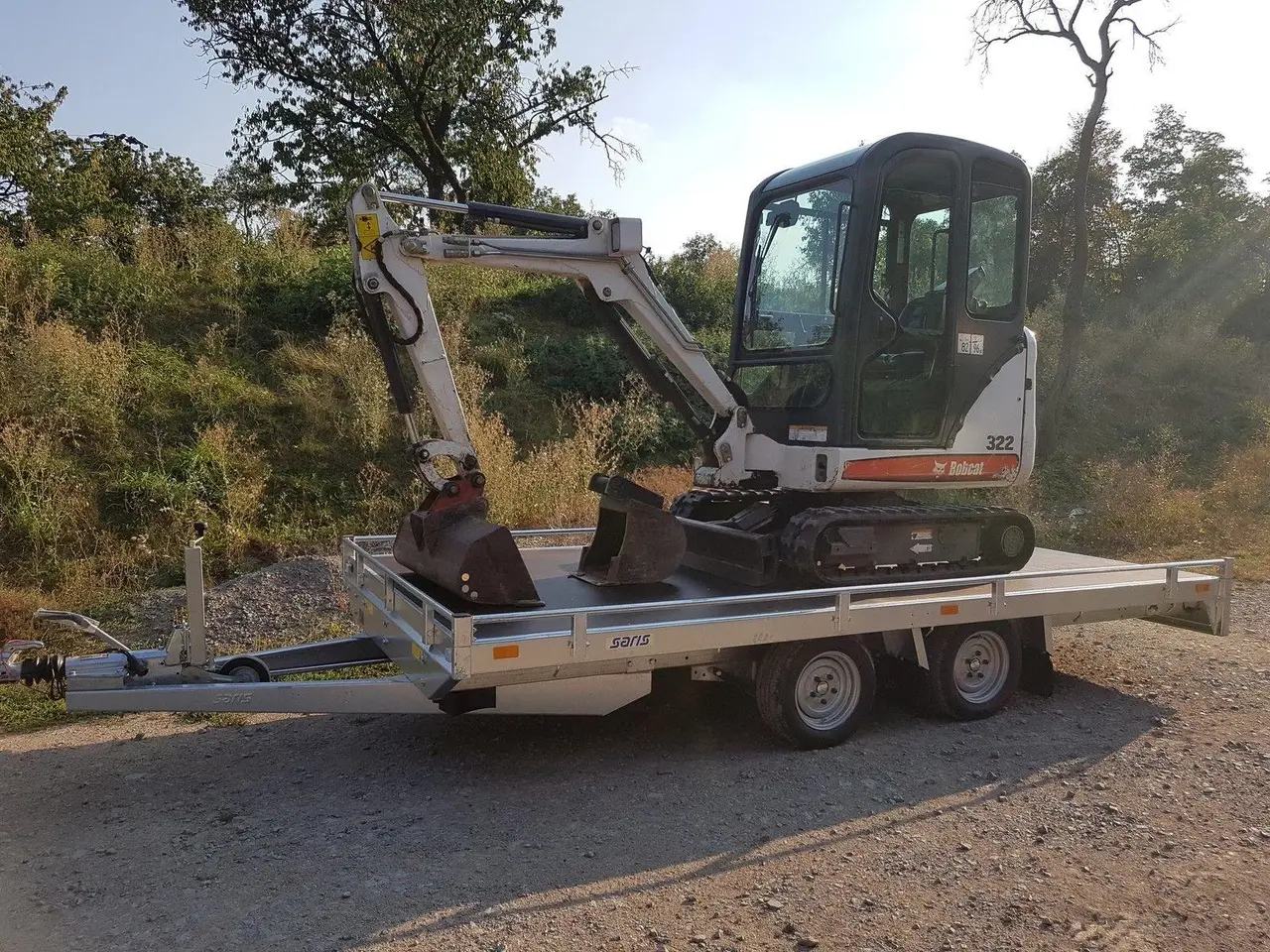 Billede 1 - Minigraver- Bobcat 322 med anhænger