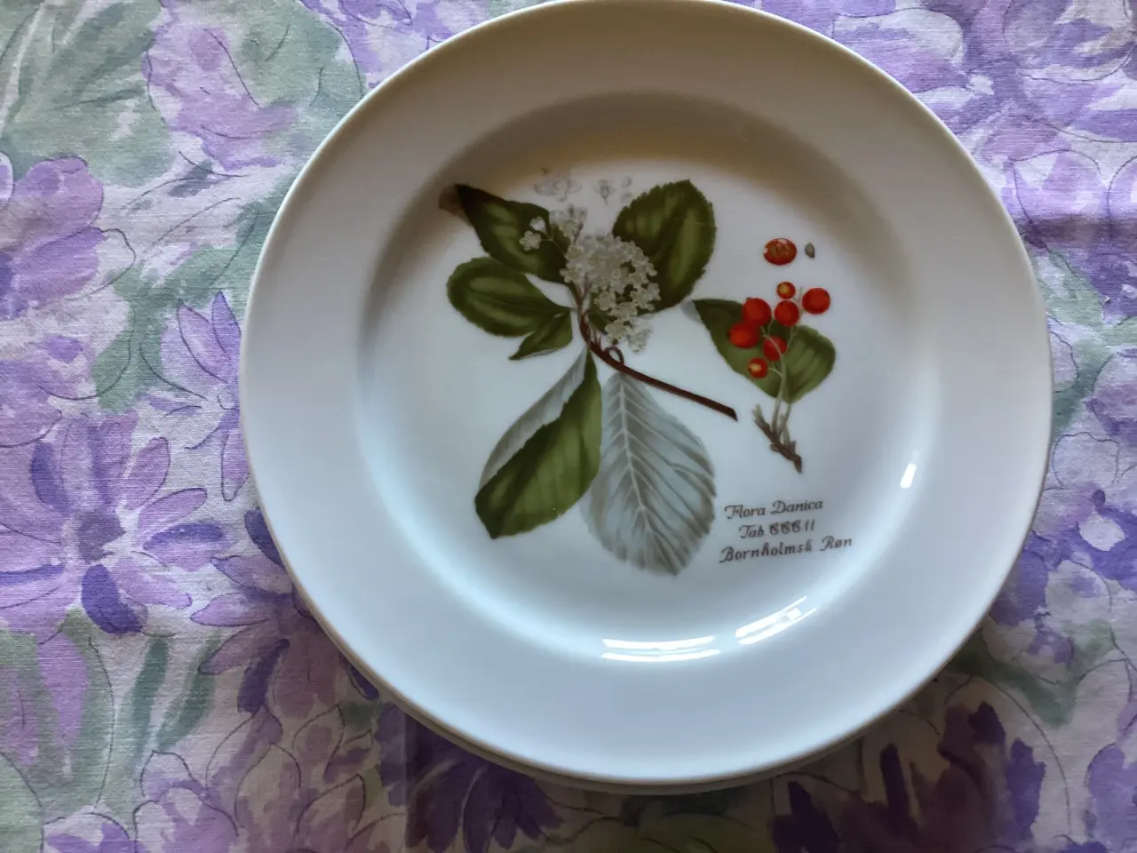 Billede 4 - 7stk. Faxe Flora frokosttallerken.
