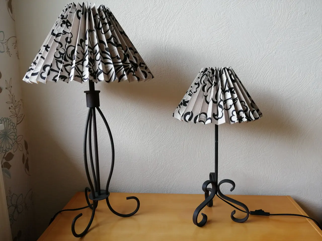 Billede 1 - Bordlampe, sæt