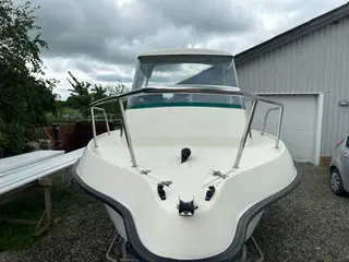 Kabinebåd/Pilothouse båd med trailer