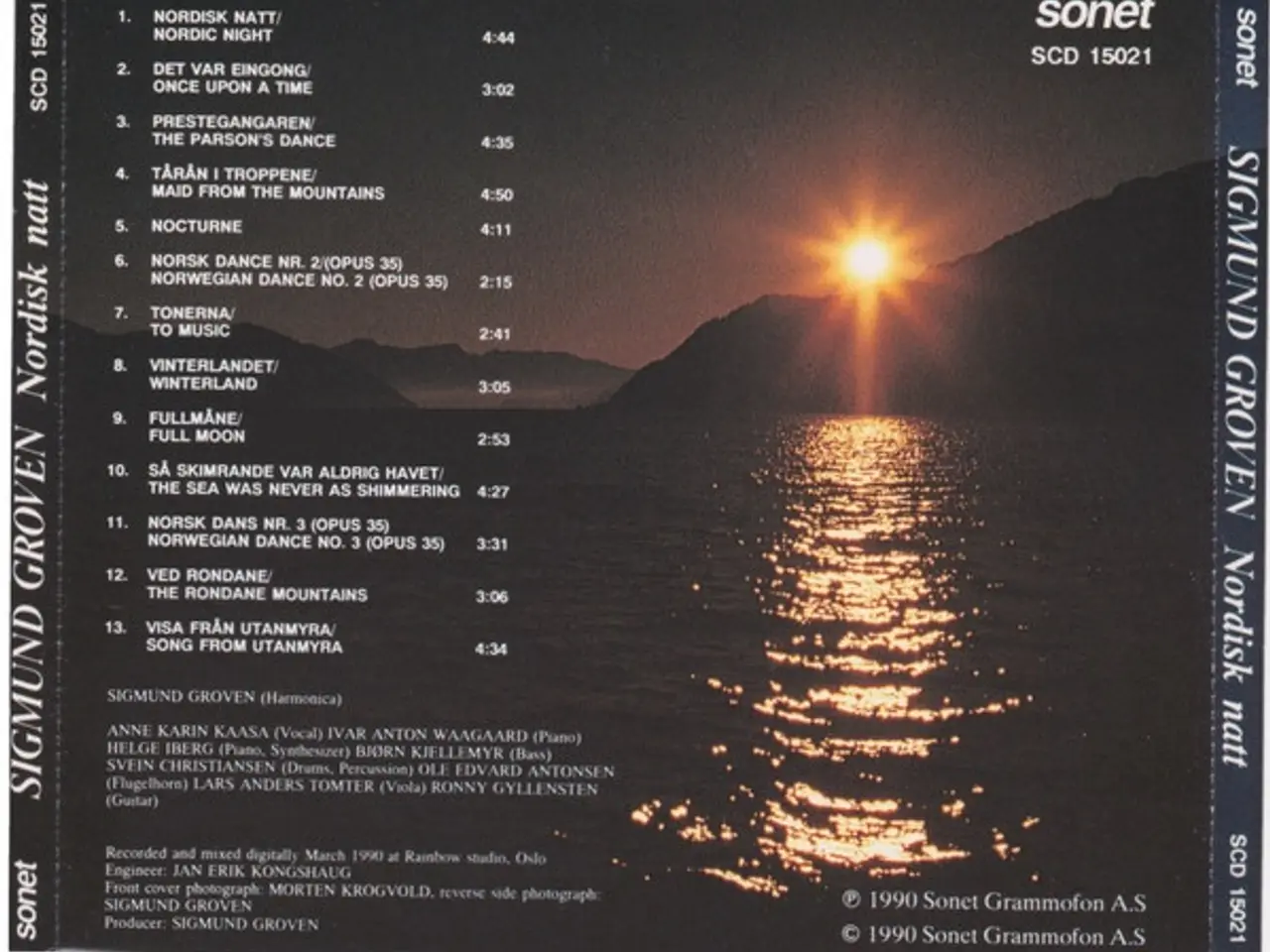 Billede 3 - Sigmund Groven – Nordisk Natt – CD