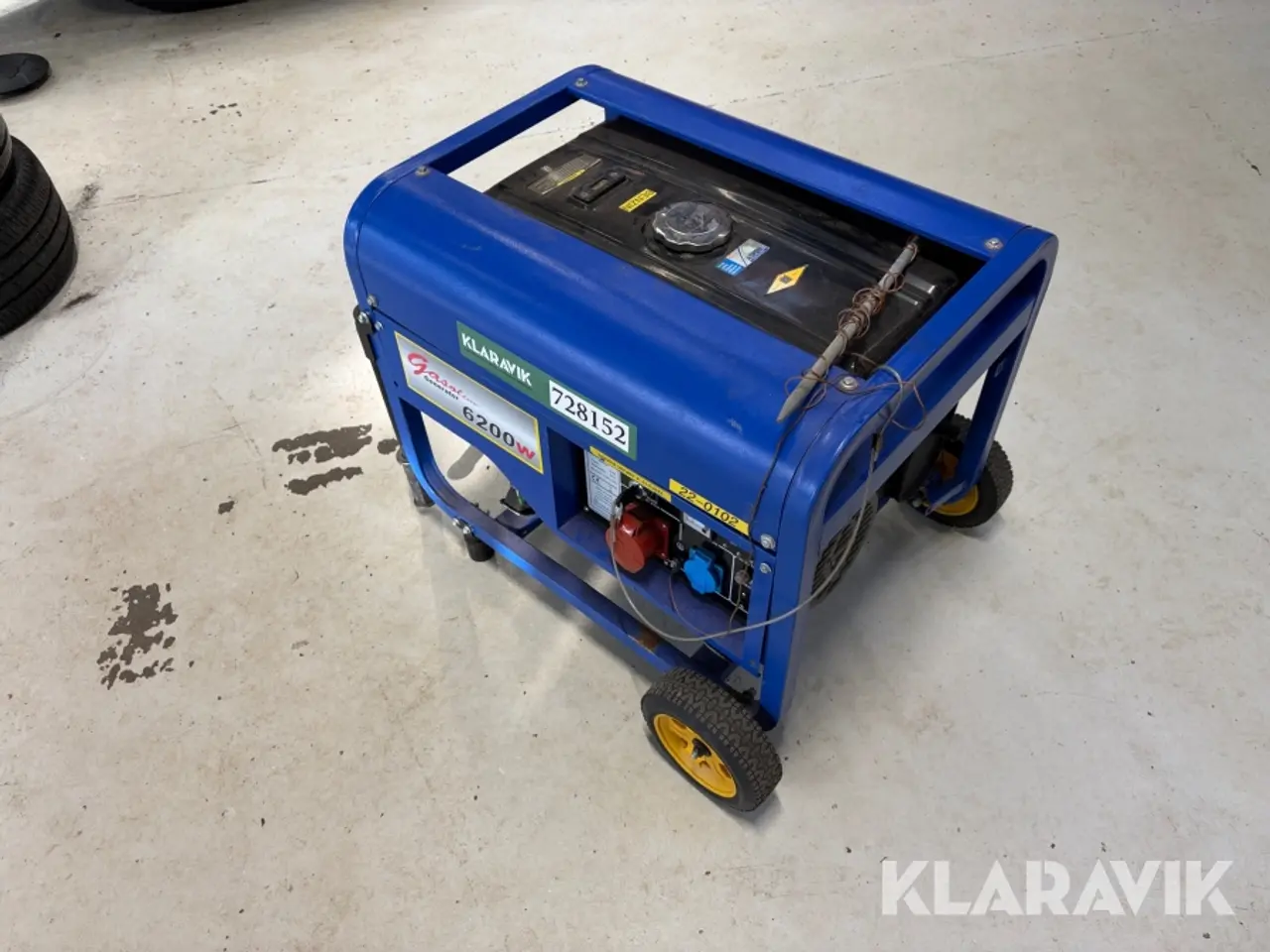 Billede 3 - Generator Gasolgenerator 6200 W