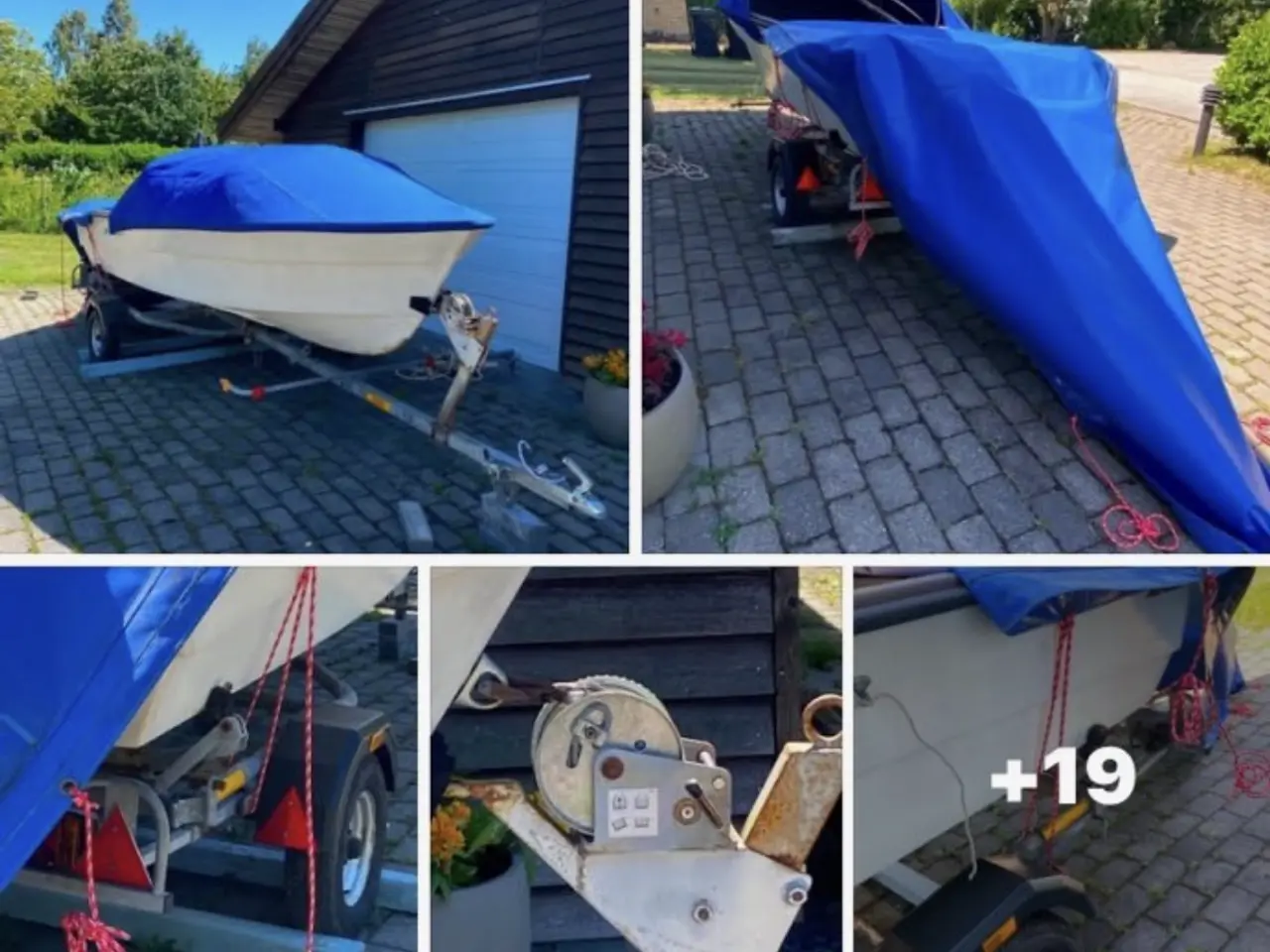 Billede 2 - Meget velholdt jolle med motor