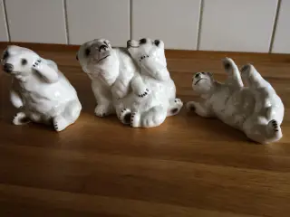 Isbjørnefamilie figurer