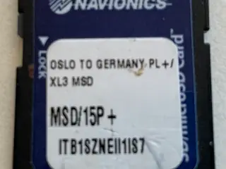 Navionics Platinum 15P+ Søkort sad i lowrance live