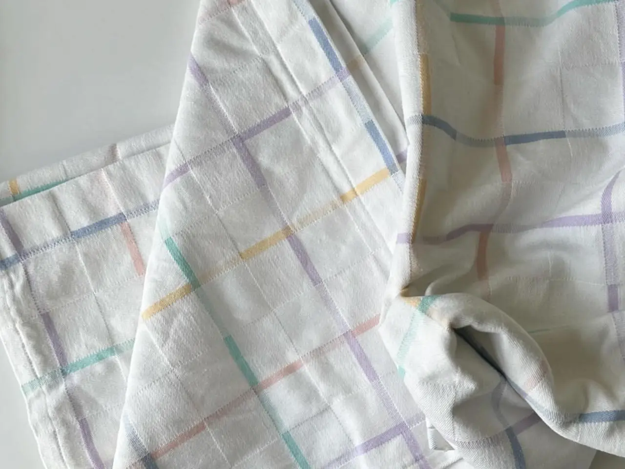 Billede 3 - Ternet retrodug, pasteller, 176 x 138 cm, NB