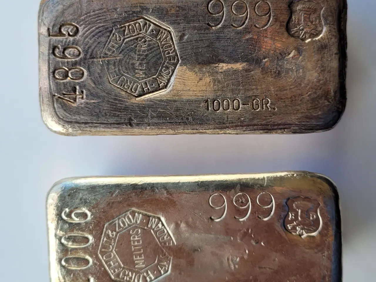 Billede 2 - 1 kg 999% sølvbarre