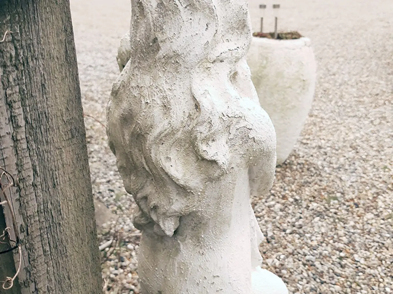 Billede 3 - Vintage havefontæne/springvandsfiguren.