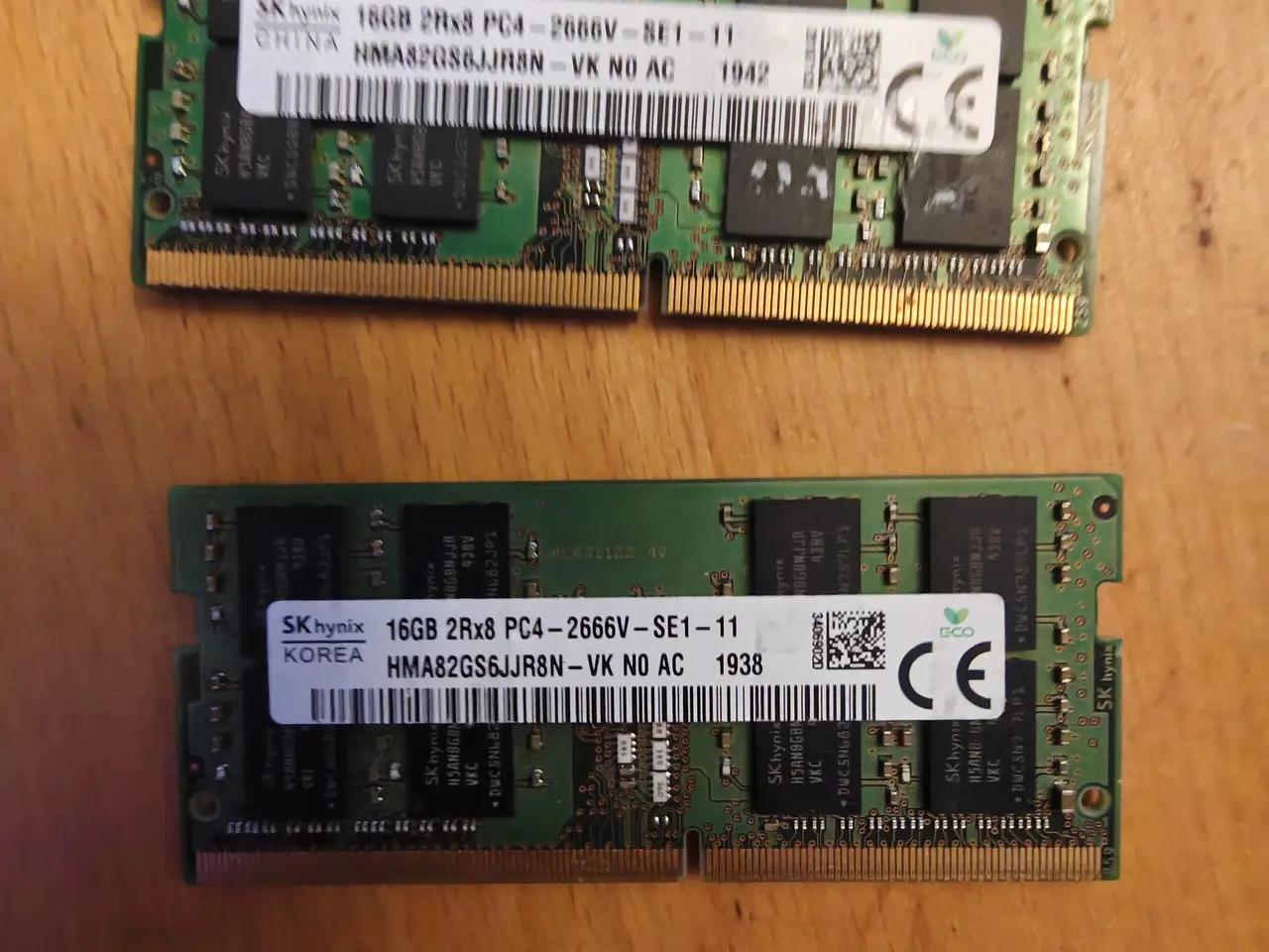 Billede 1 - Samsung ddr4 2666mhz 32 (2x16)gb so-dimm ram
