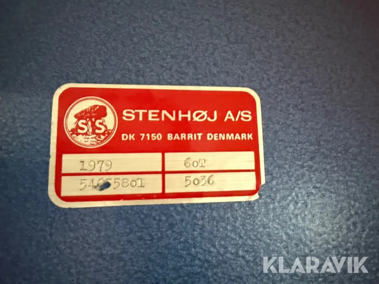 Billede 3 - Presse Stenhøj 5036 60Tons