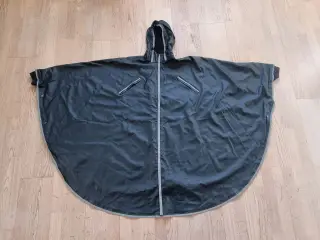 Luksus Regnponcho med foer og reflekser
