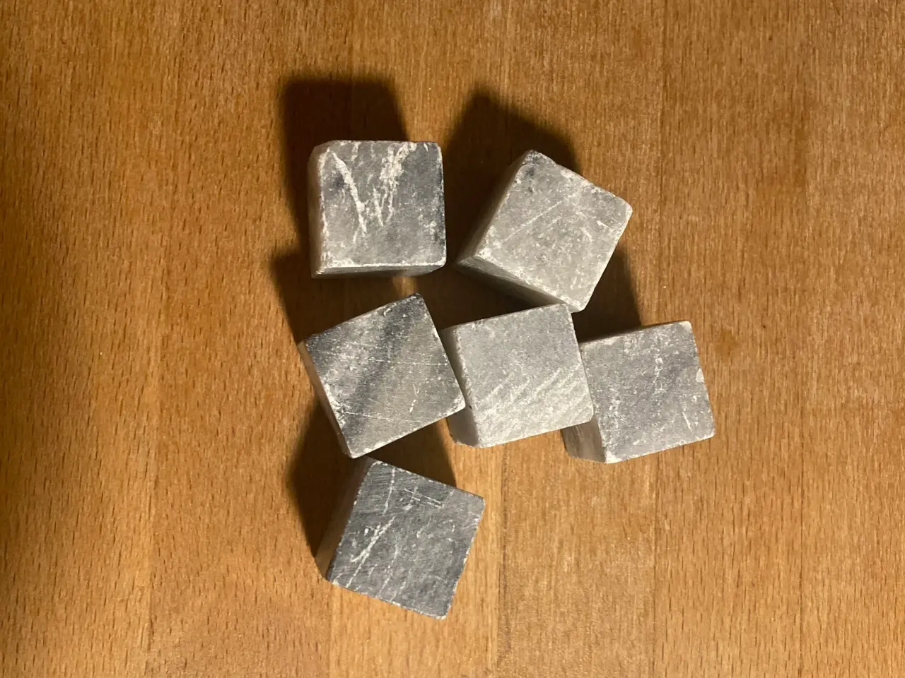 Billede 1 - Granit Whisky terninger, 6 stk