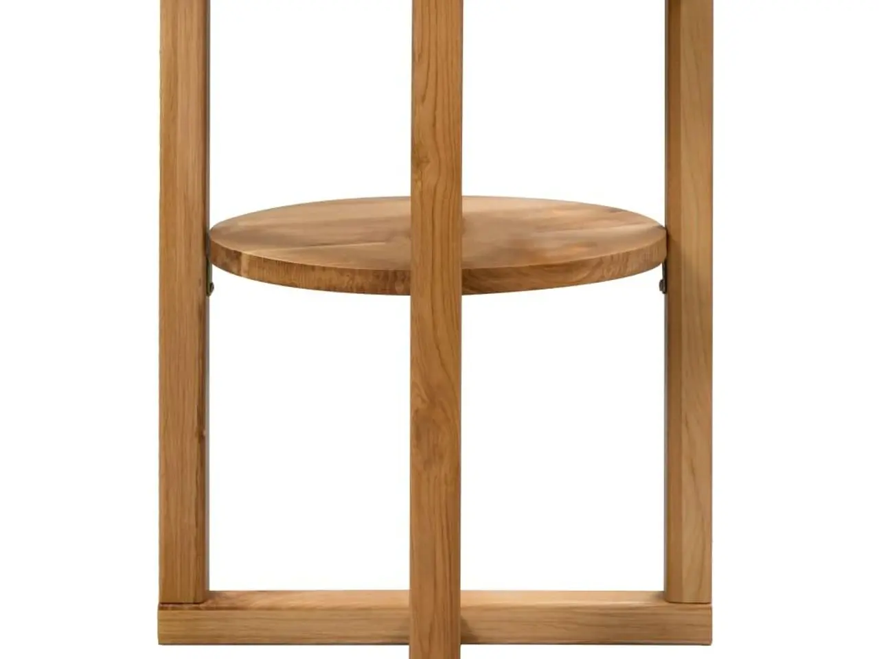 Billede 3 - Sidebord i massivt egetræ 40 x 50 cm - brun
