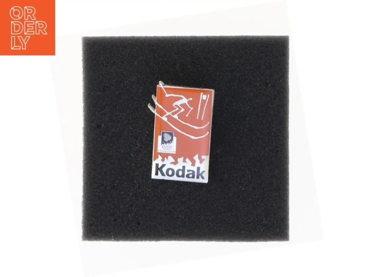 Billede 1 - Lillehammer 1994 Olympiske Lege Kodak Sponsor Pin (str. 3,5 x 2 cm)