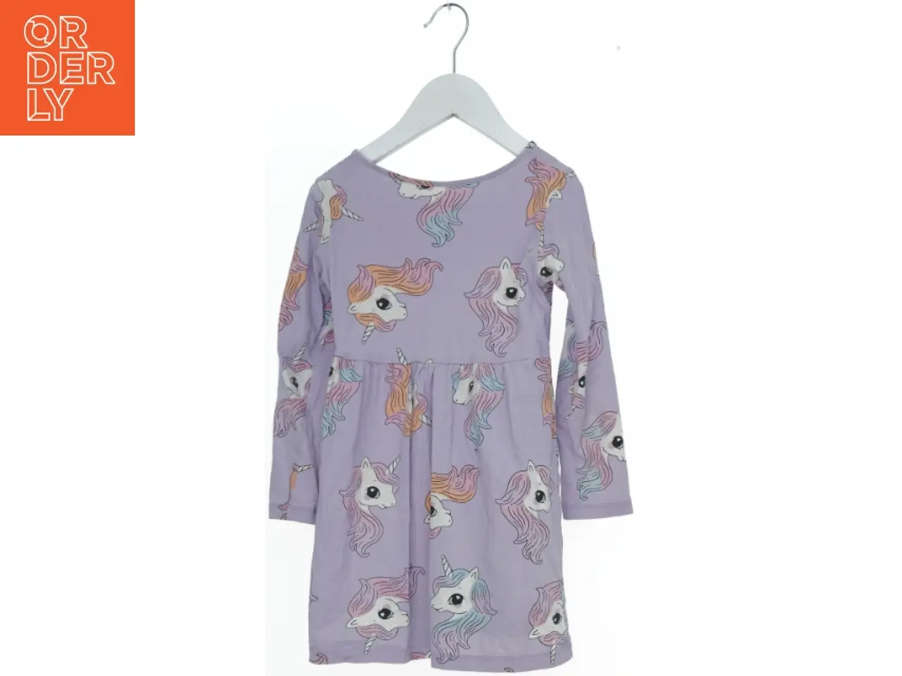 Billede 1 - Lilla kjole med enhjørning print fra H&M (str. 116)