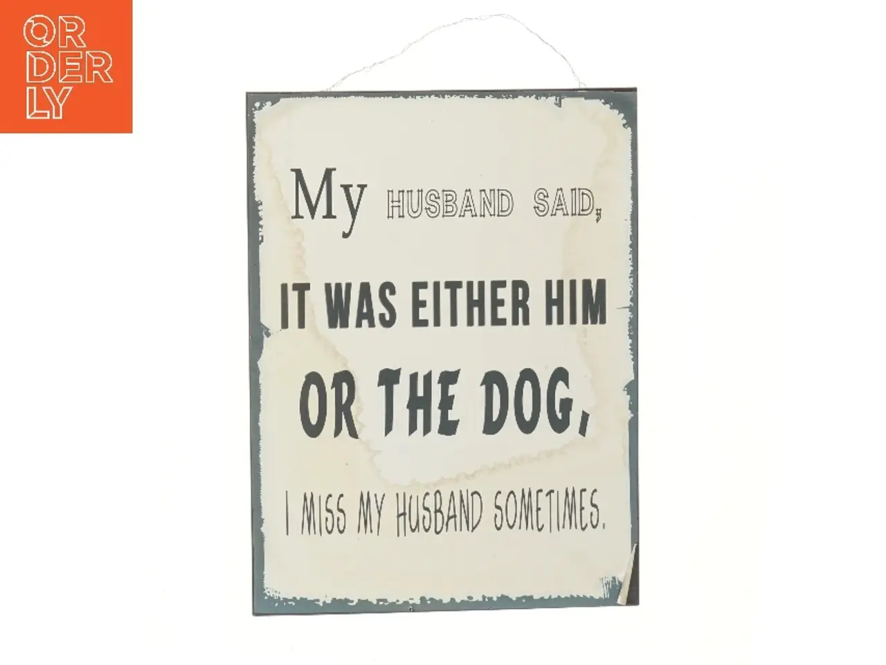 Billede 1 - Dekorativt humoristisk plakat (str. 40x30 cm)