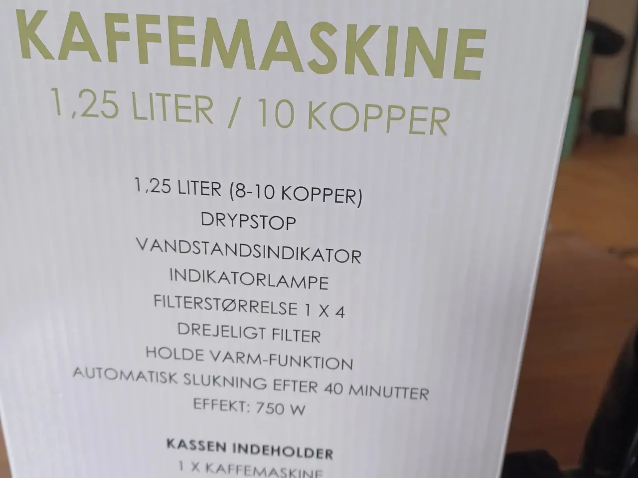 Billede 1 - Ny Sjøbo kaffemaskine