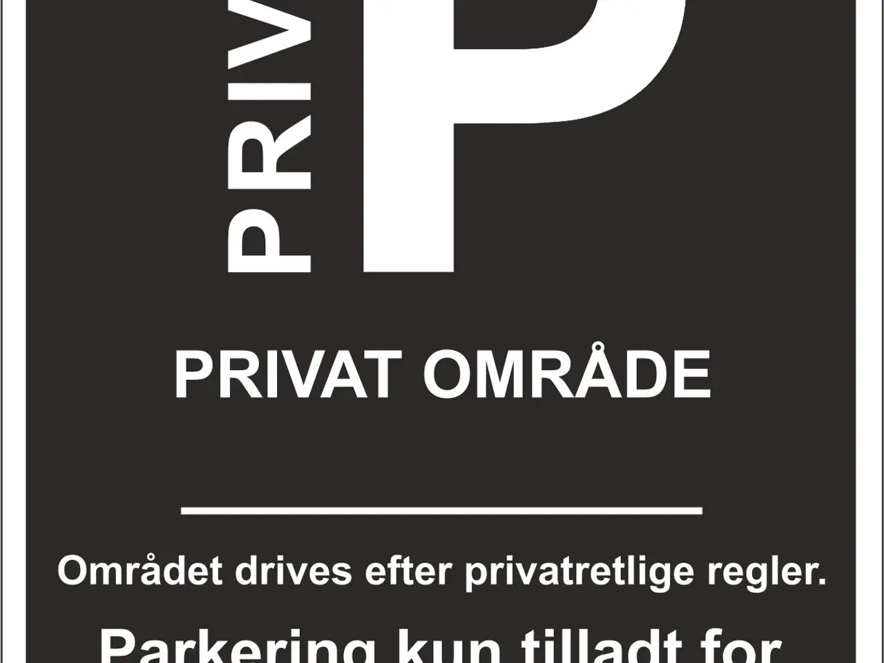 Billede 4 - Nye P-skilte med forskellige tekster
