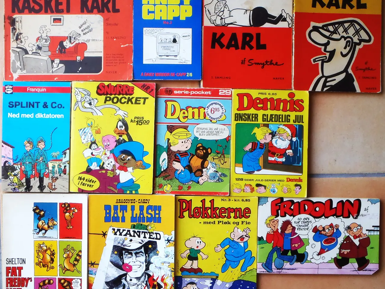 Billede 1 - Her sælges 12 tegneserie Pocket books - Kasket Kar