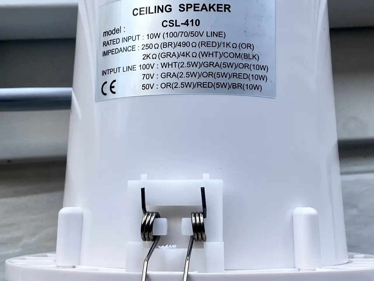 Billede 2 - 6,5" Indbygget Loftshøjttaler – Hvid – 250 kr./stk