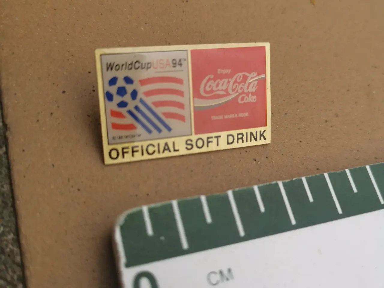 Billede 1 - Coca Cola official soft drink WorldCup USA 94 pin