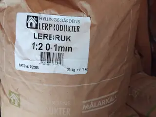 Lerpuds 4 sække