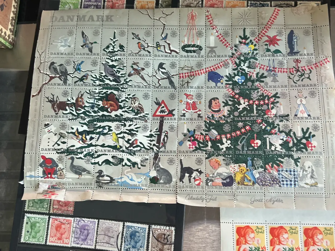 Billede 8 - Julefrimærker i årene 1928-1954 og blandet samling