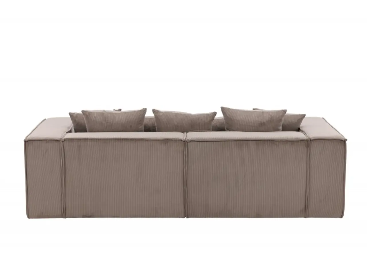 Billede 11 - Gillholmen 3 personers Sofa  - Brun Fløjl