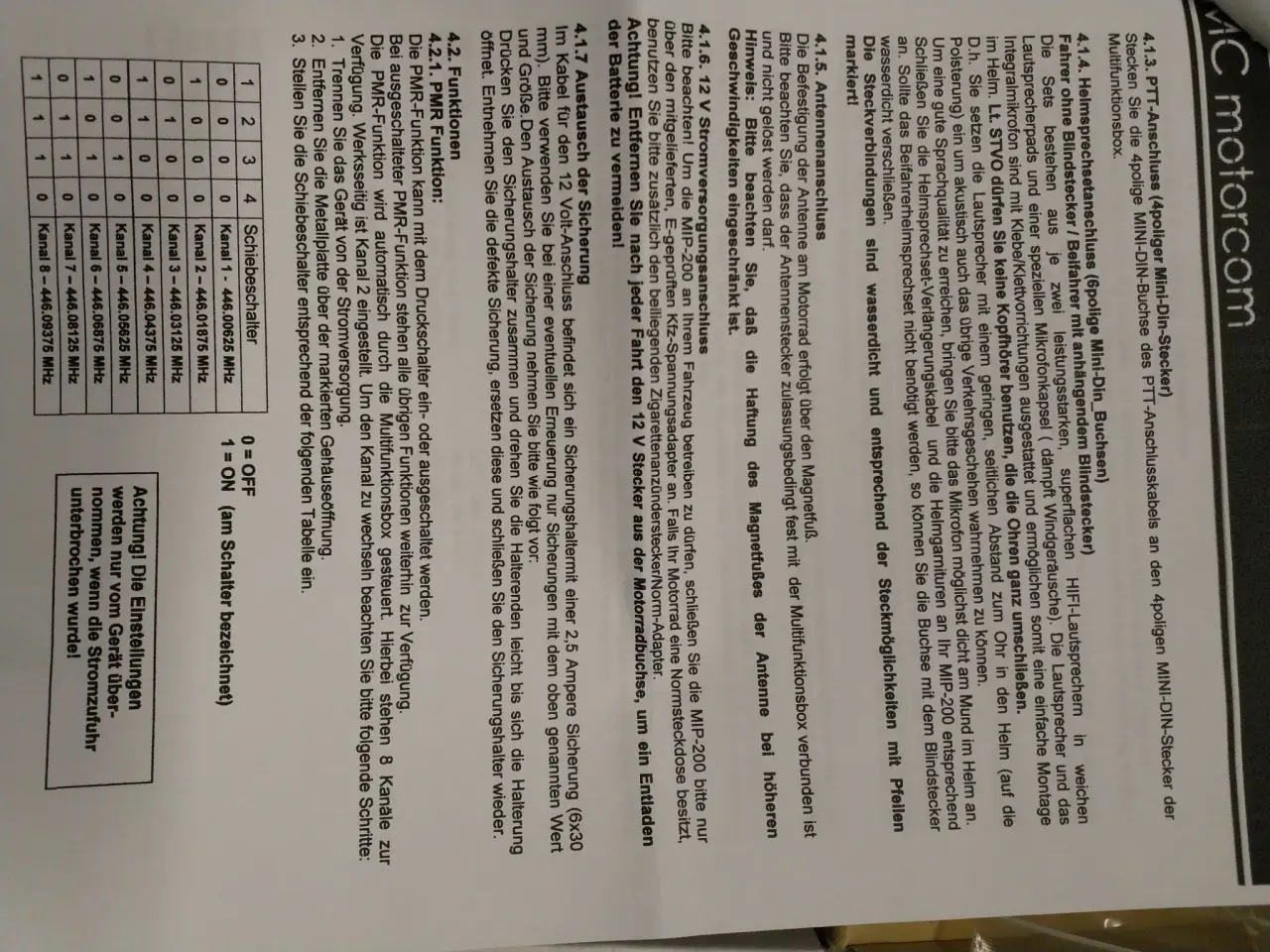 Billede 4 - Samtaleanlæg IMC motor com MIP-200