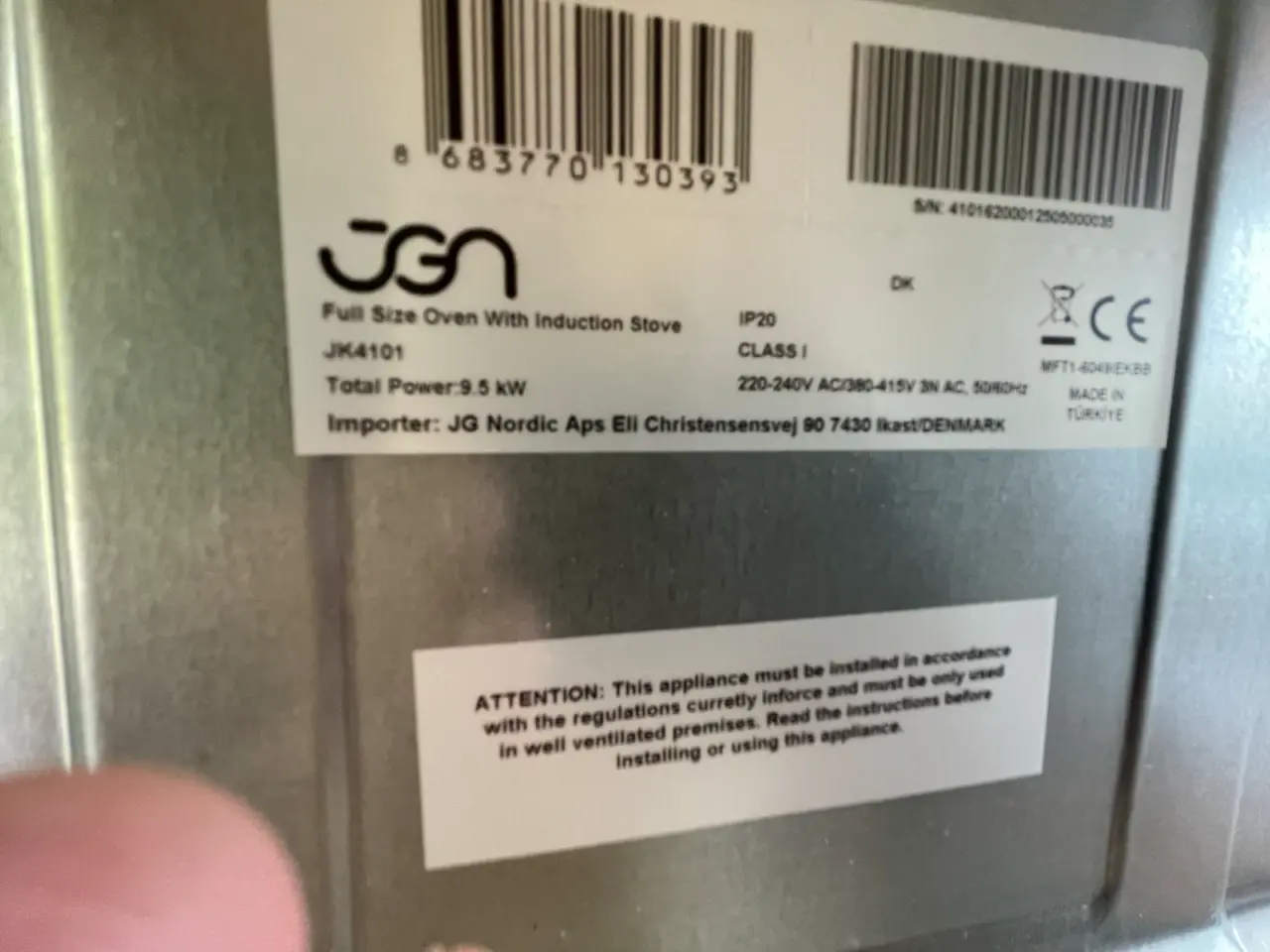 Billede 14 - JGN induktionkomfur JK4101