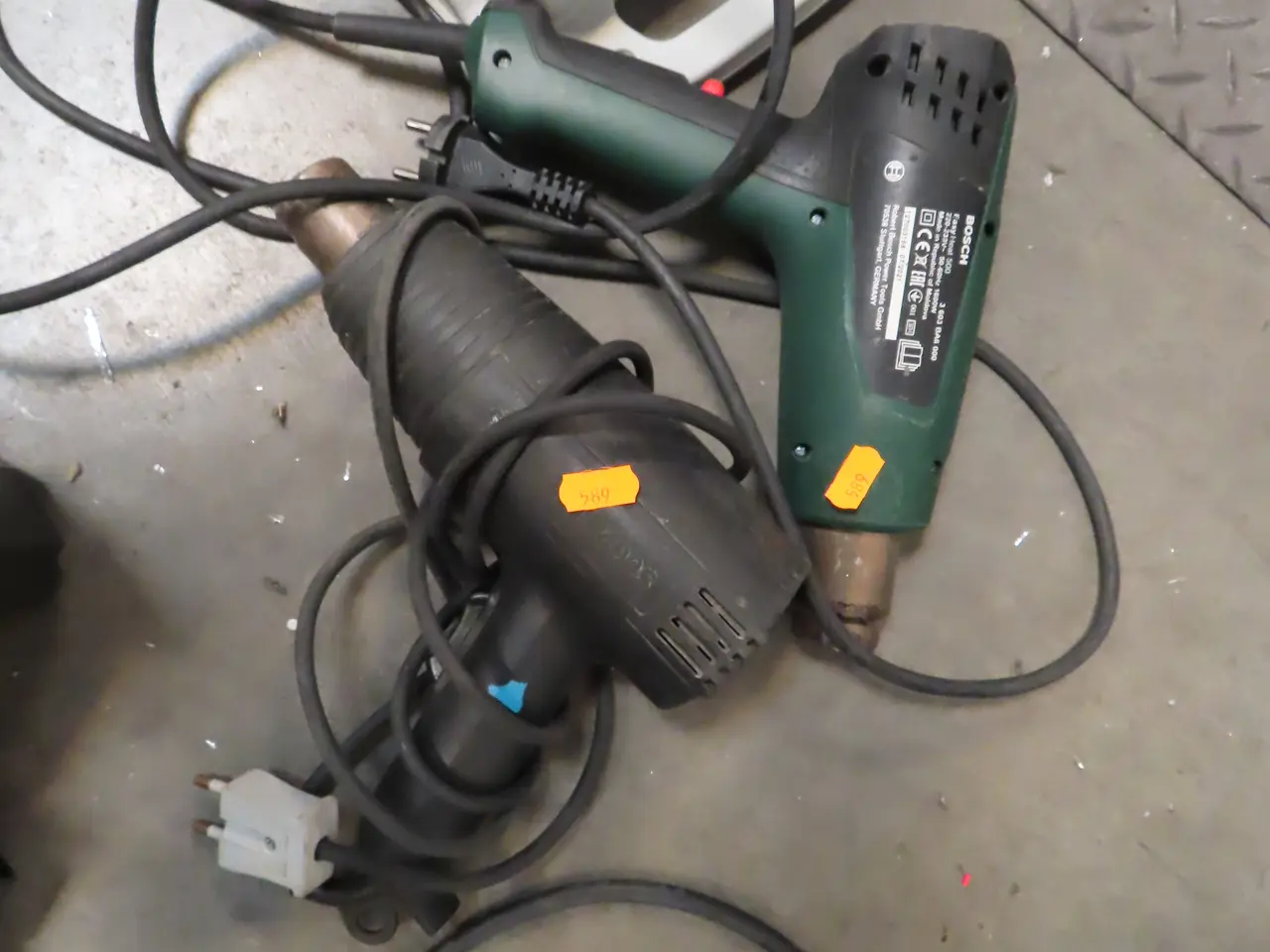 Billede 1 - 2 stk. Varmepistoler BOSCH EasyHeat 500 m.fl.