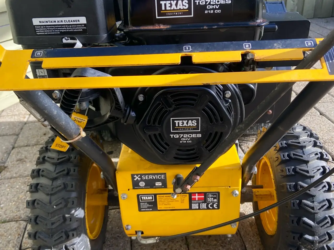 Billede 3 - Texas Handy Sweep 710TGE fejemaskine med Elstart