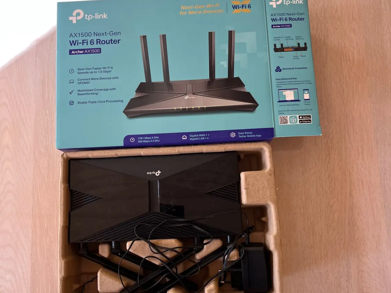 Billede 1 - TP Link wifi-router AX 1500