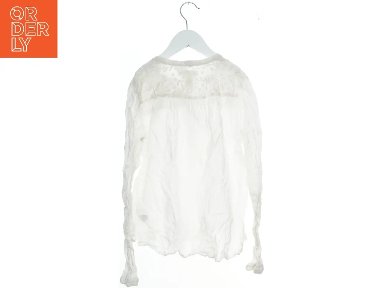 Billede 2 - Hvid bluse med knapper fra Logg (str. 152)