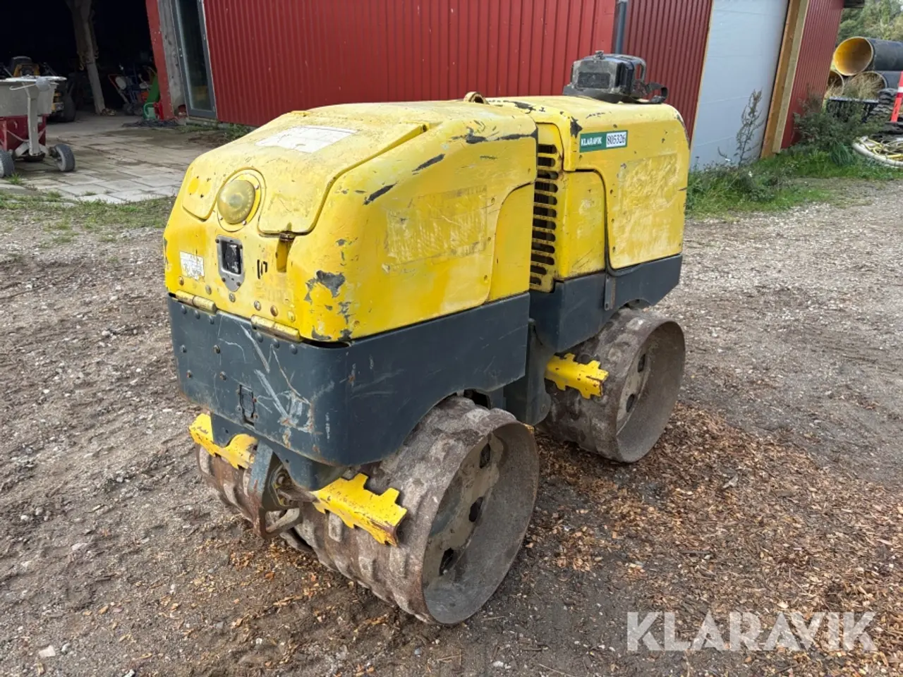 Billede 1 - Råjordskompaktor Wacker Neuson RT 82-SC2 - fjernstyret tandem-/grøftevalse