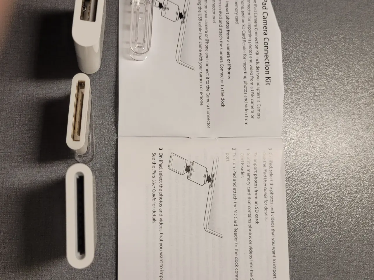 Billede 3 - Diverse adaptorer til hentning af billeder iPhone