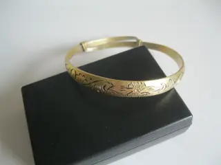 Armring forgyldt sterling 925