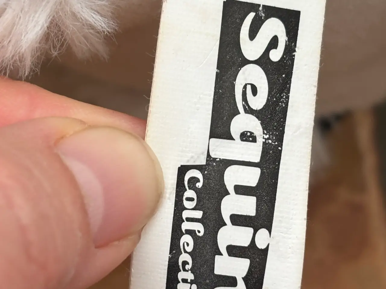 Billede 7 - Bamse plyshund med farverige pailletter
