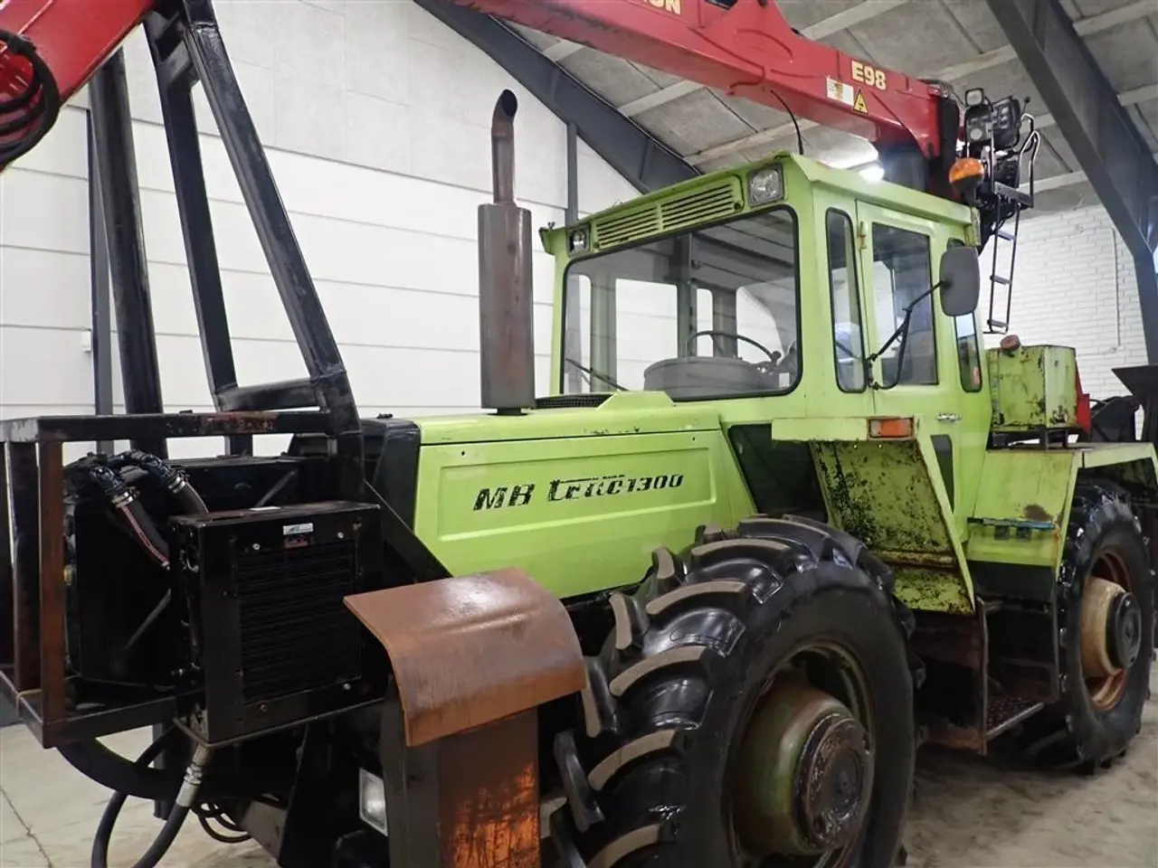 Billede 2 - Mercedes-Benz Trac 1300 Med Epsilon E98 kran
