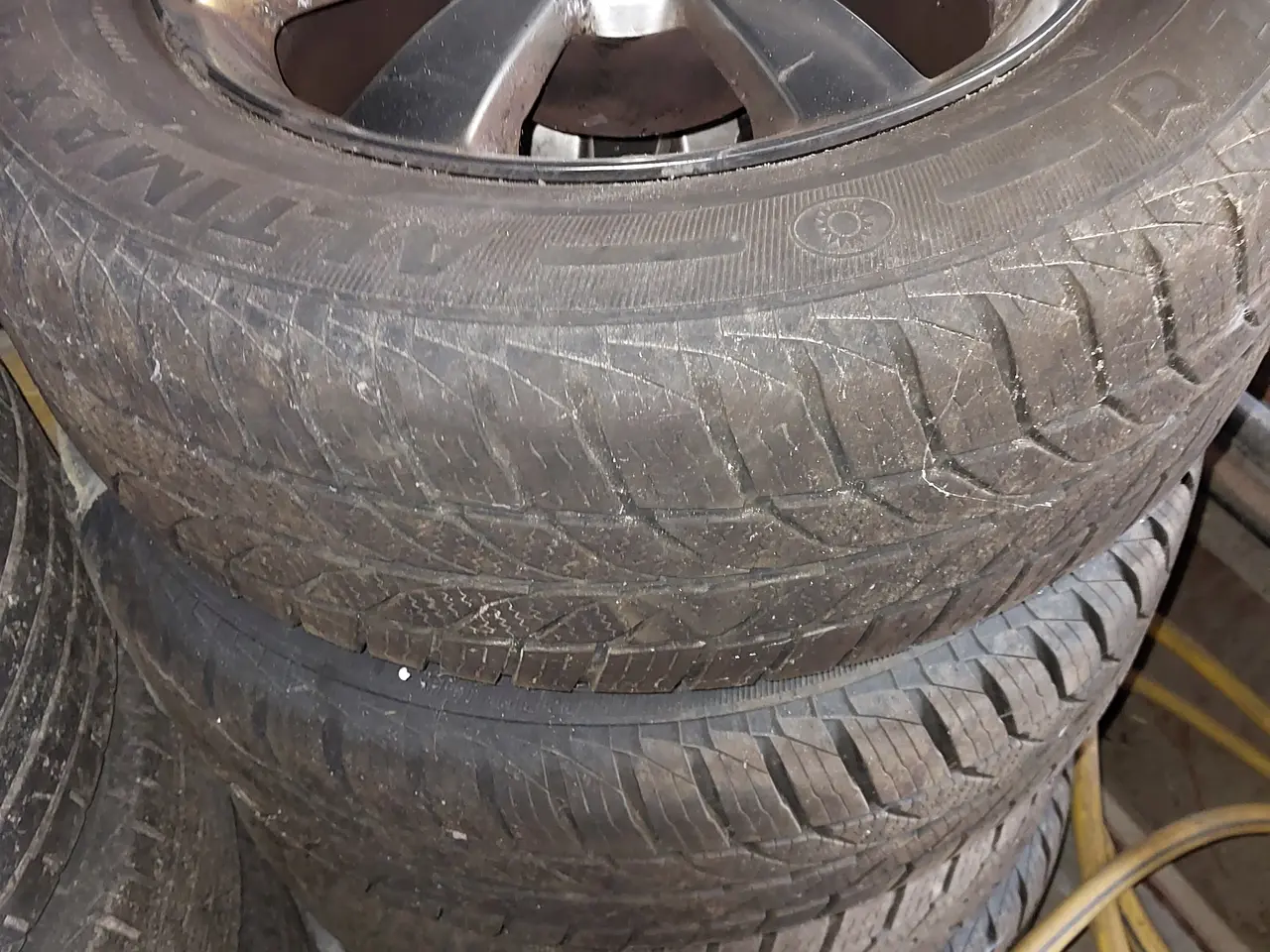 Billede 1 - 4 X alu vinter hjul til Peugeot 406