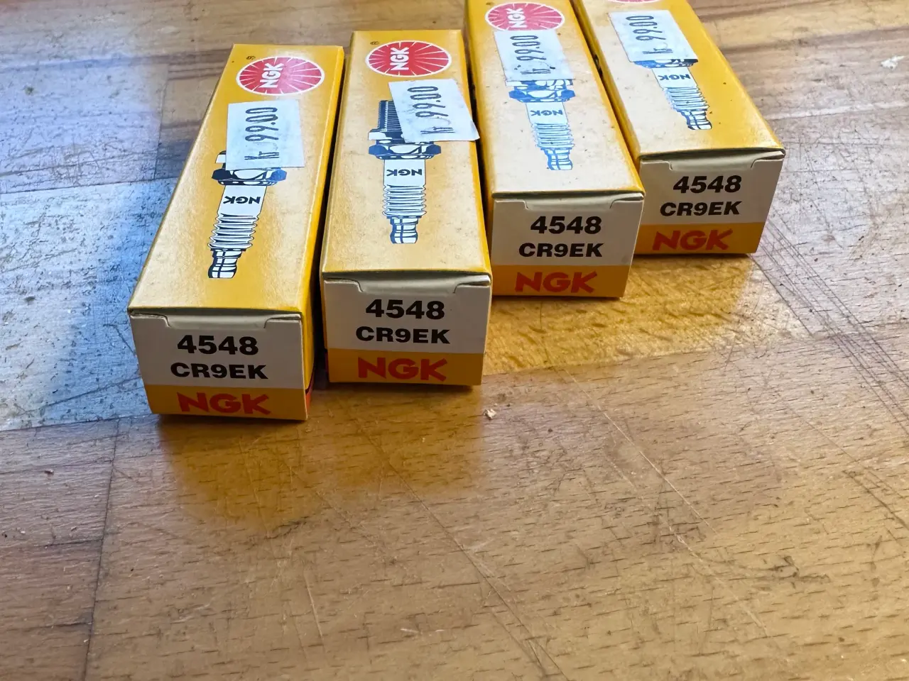 Billede 1 - 4 stk Ngk cr9ek 4548 tændrør