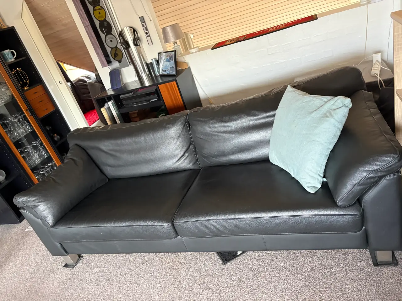 Billede 2 - Lædersofa