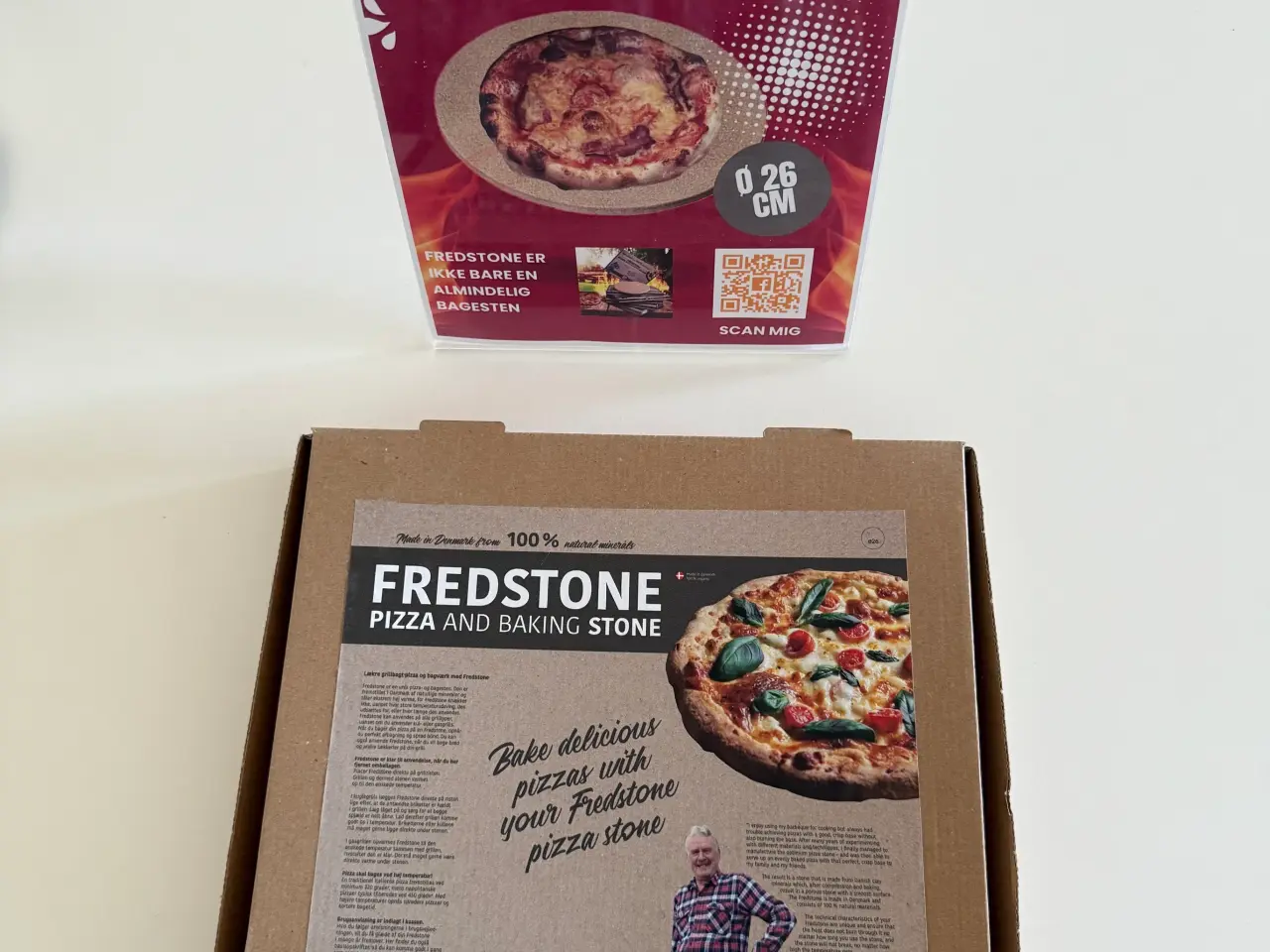 Billede 1 - Pizza- og bagesten fra Fredstone Ny