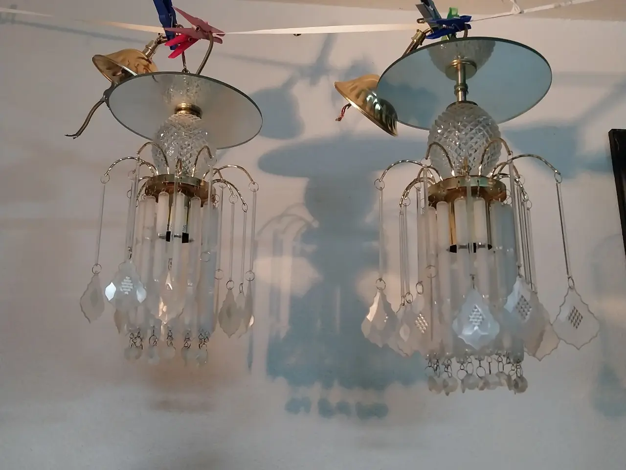 Billede 10 - 2 glas lamper