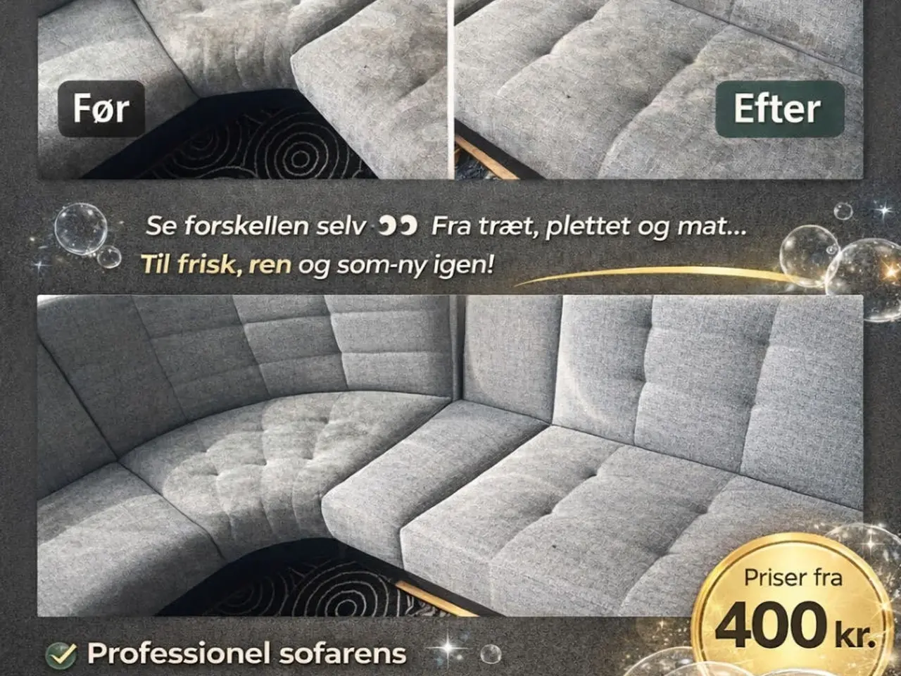 Billede 1 - Professionel sofarens