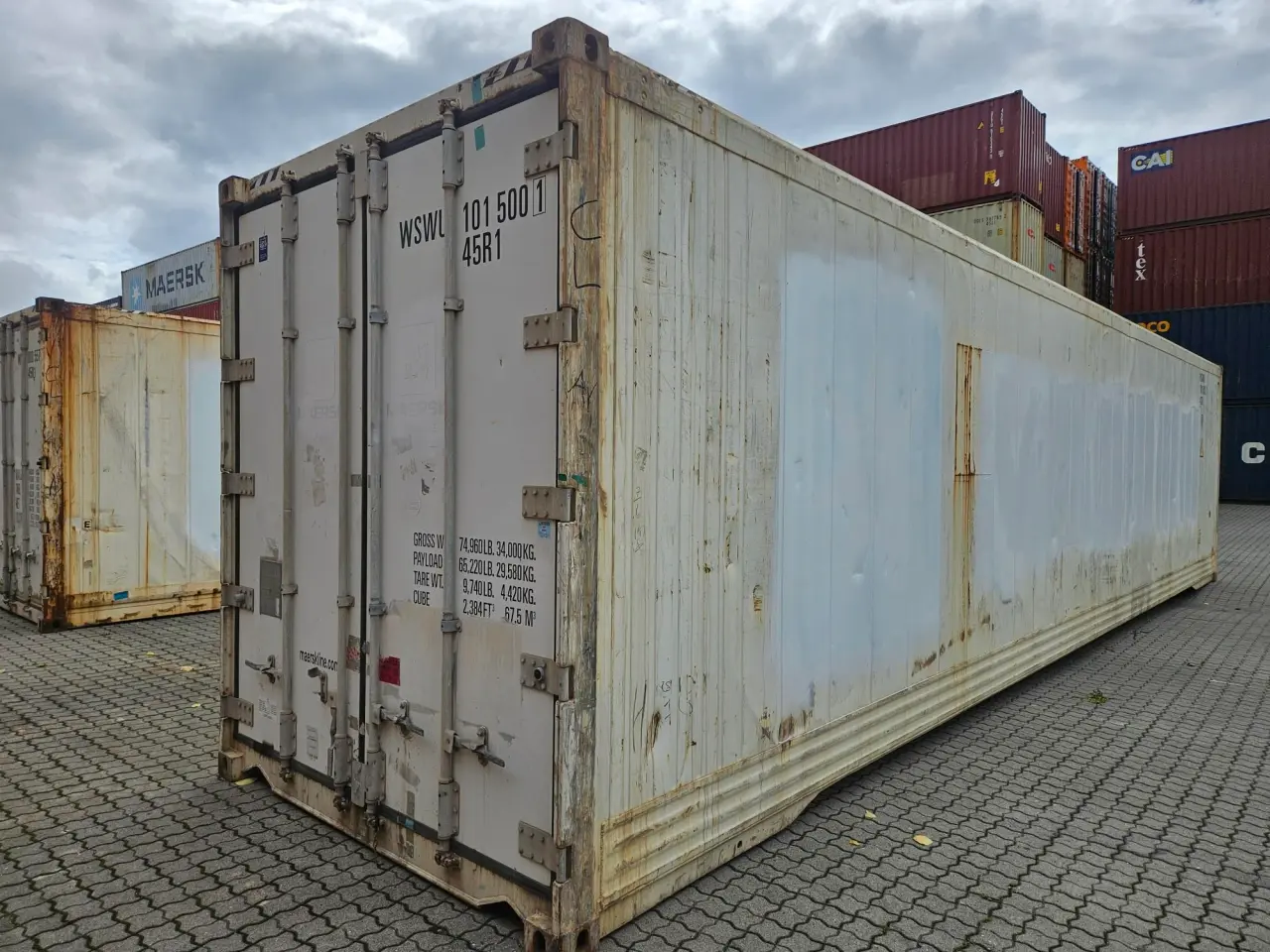 Billede 1 - 40'HC Ex køle/isoleret container i Aarhus