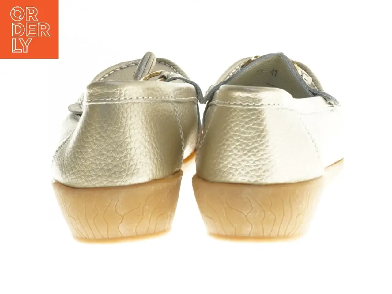 Billede 3 - Guld loafers i størrelse 41 (str. 41 )