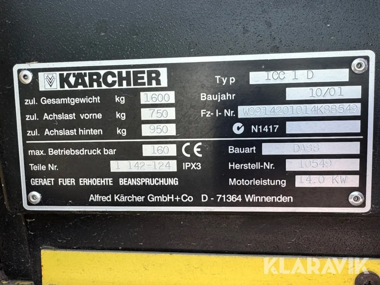 Billede 5 - Fejemaskine Kärcher ICC 1D